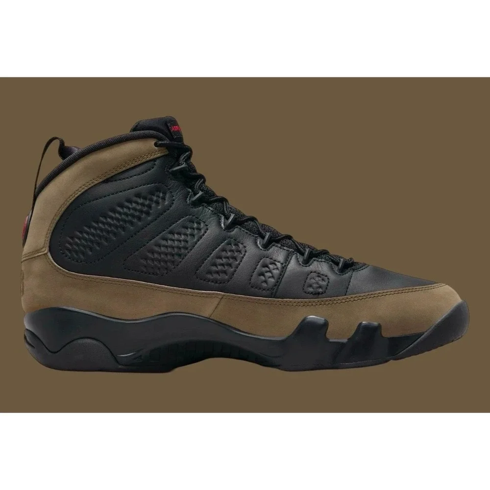 Men's Size 5 - Air Jordan 9 Retro 2024 Olive -HV4794-030 -NEW-